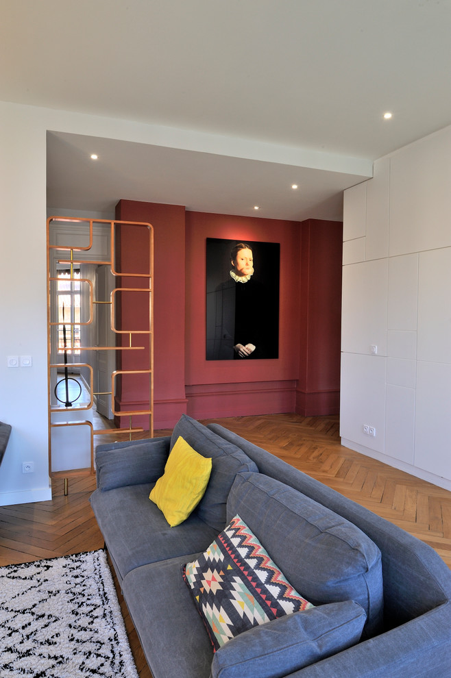 Contemporary living room in Lyon.