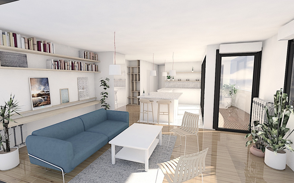 Design ideas for a scandi living room in Paris.
