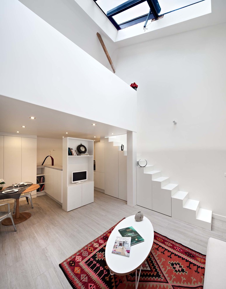 Aménagement d'un salon contemporain.