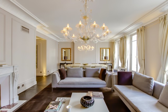 Classique Chic Salon - Fusion - Living Room - Other | Houzz