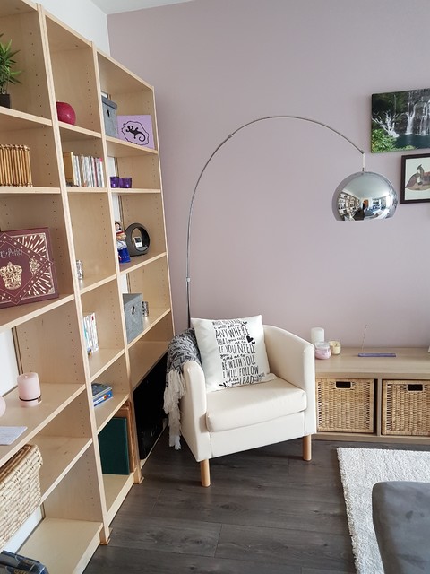 Consultation décoration salon cocooning - Scandinavian - Living Room - Lyon  - by La Conserverie d'Intérieurs