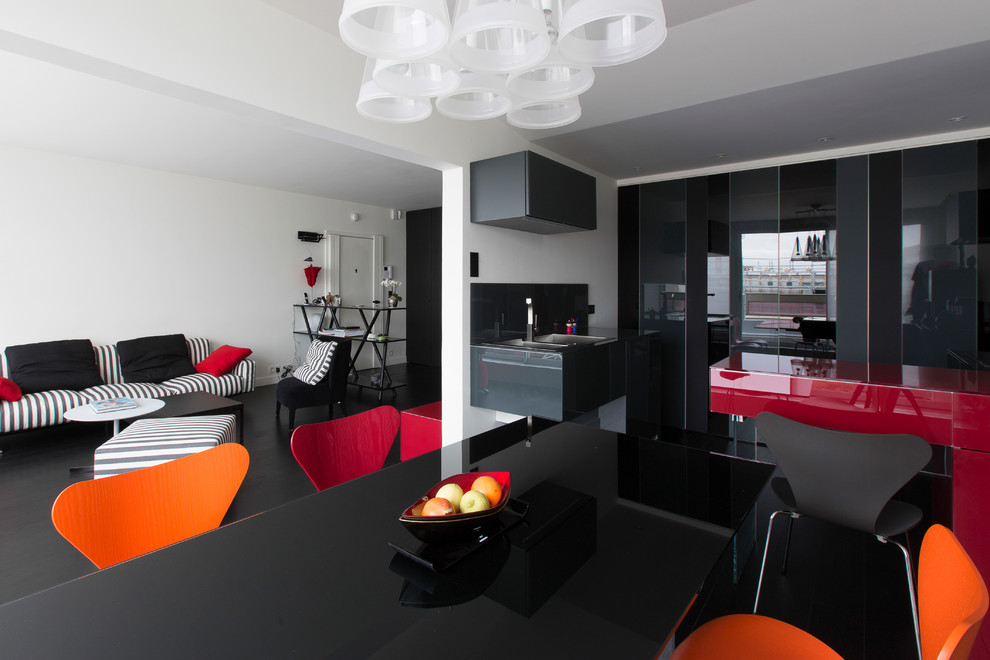 Modernes Wohnzimmer in Paris