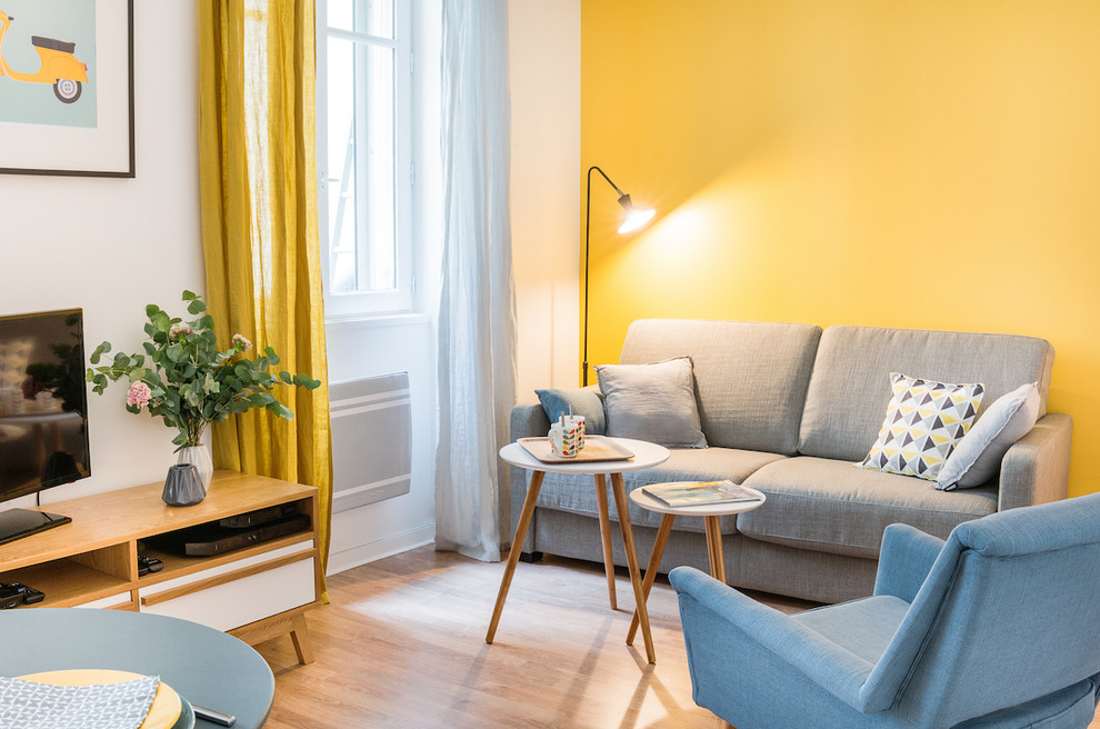 Modernes Wohnzimmer in Paris