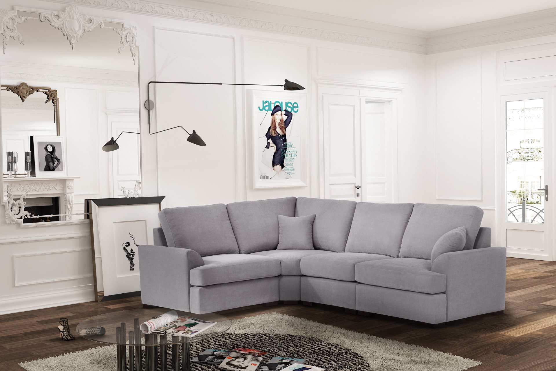 Le canapé d'angle fixe - Contemporary - Living Room - Paris - by JALOUSE  MAISON | Houzz