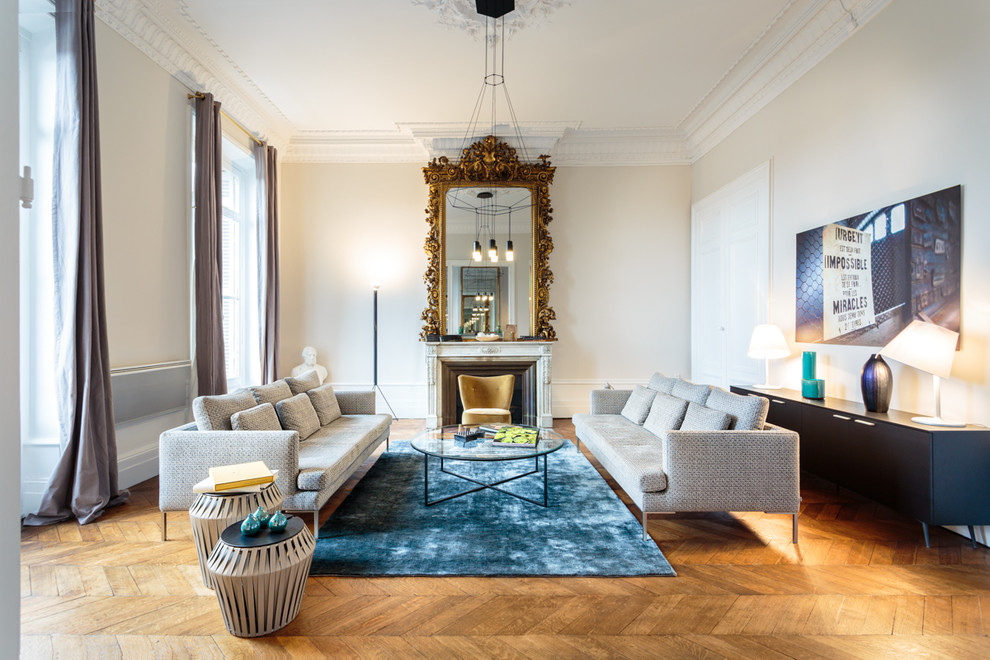 Maison Descaves - Contemporary - Living Room - Bordeaux | Houzz