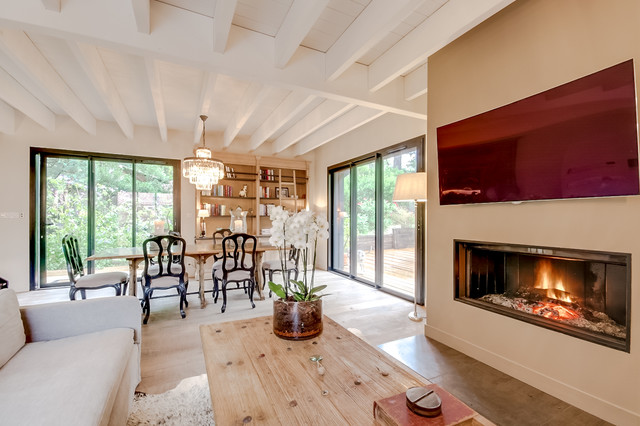 Maison En Bois Cap Ferret Contemporain Salon Paris Par Cecile Kokocinski Studio Houzz