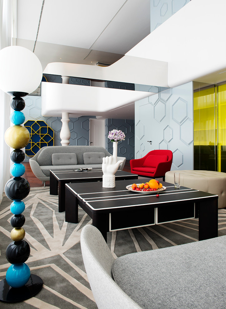 Image showcasing Beijing Three-story Penthouse Apartment by IS Architecture