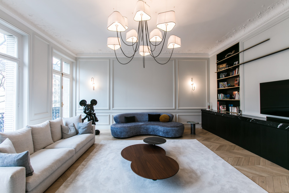 Place du Général Catroux - Contemporary - Living Room - Paris - by ...