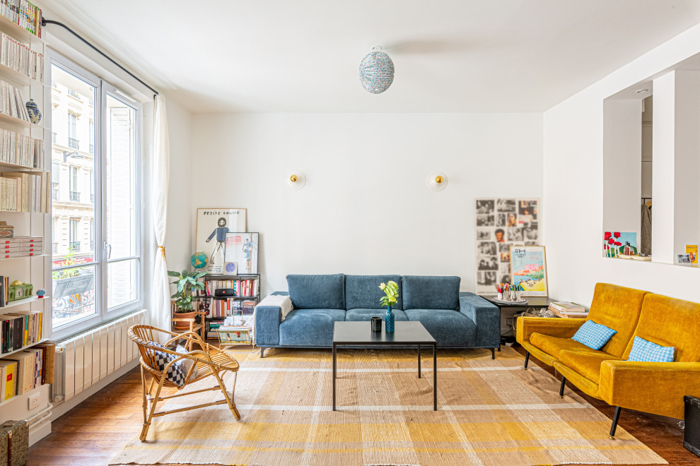 Eklektisches Wohnzimmer in Paris