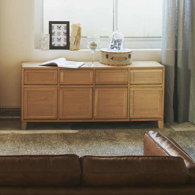 Tassia Porte en chêne avec fond - Contemporary - Living Room - Other - by  alinea | Houzz IE