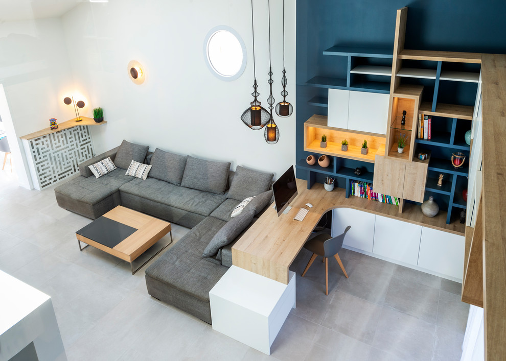 Modernes Wohnzimmer in Nantes