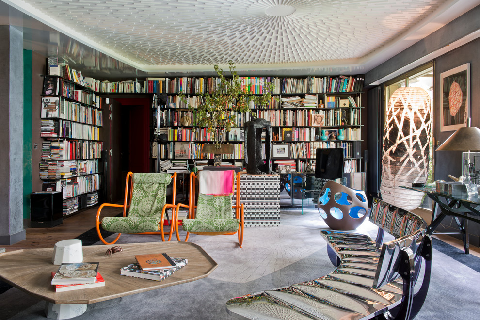 Bohemian living room in Paris.
