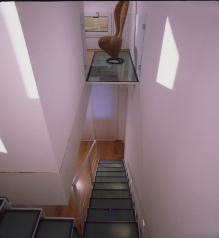 Inspiration for a contemporary staircase remodel in Turin