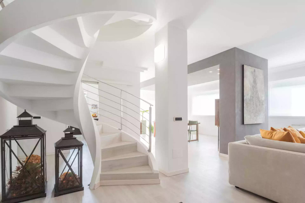 Источник вдохновения для домашнего уюта: лестница в стиле фьюжн