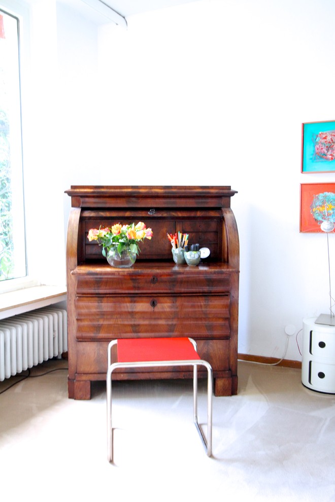 Photo of an eclectic bedroom in Berlin.
