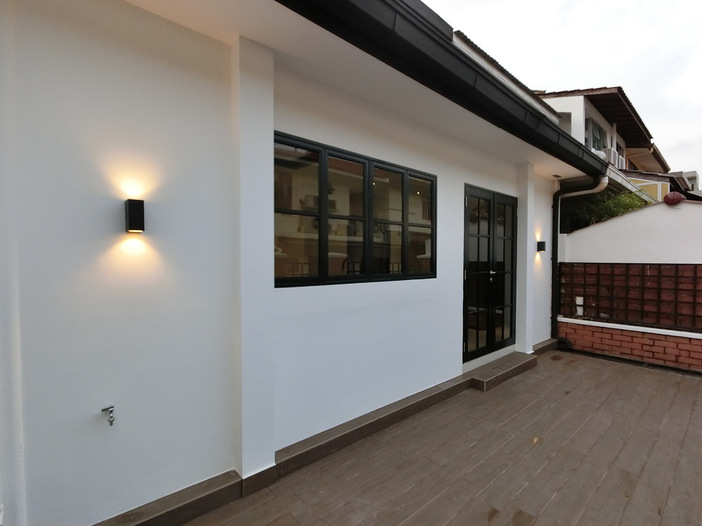 Singapore Colonial Fusion Transitional Laundry Room Singapore