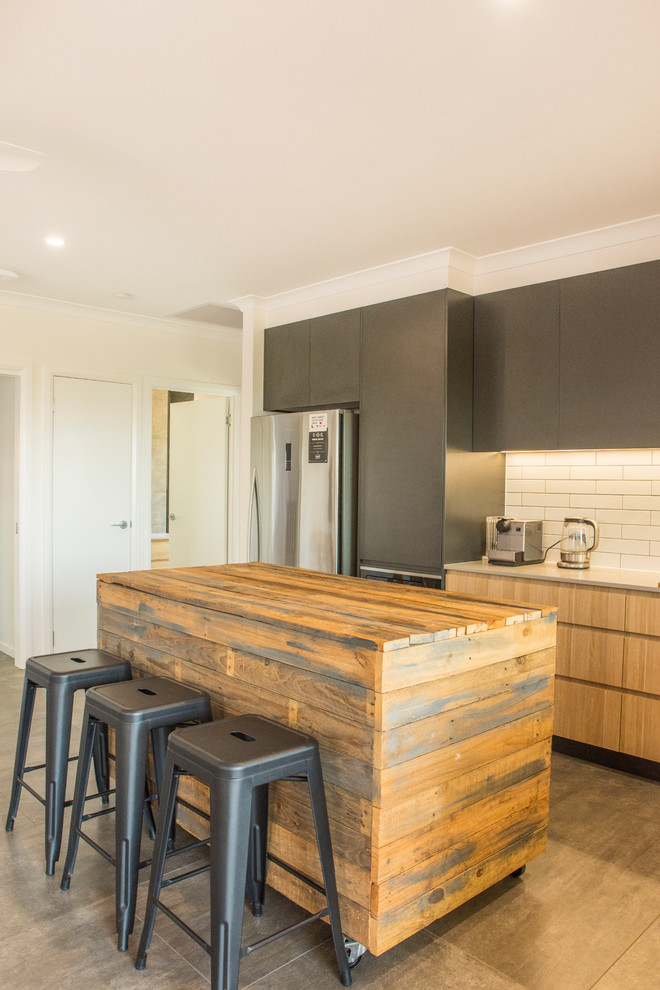 NEW BUILD Granny Flat Attached Granny Flat Kitchen Open Plan Contemporary Kitchen