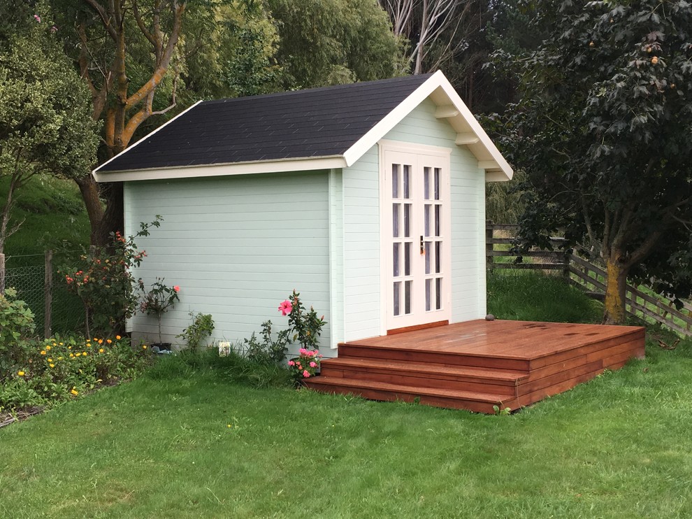 Photo of a medium sized vintage detached garden shed and building in Sydney.
