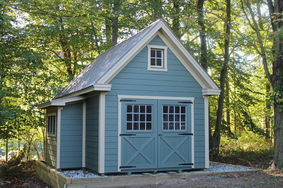 This is an example of a large detached garden shed and building in Other.