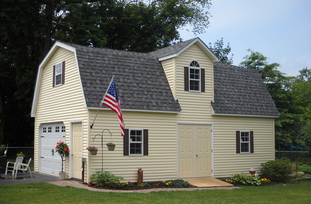 16x32-maxibarn-two-story-garage-in-milltown-nj-traditional-shed-philadelphia-by-sheds