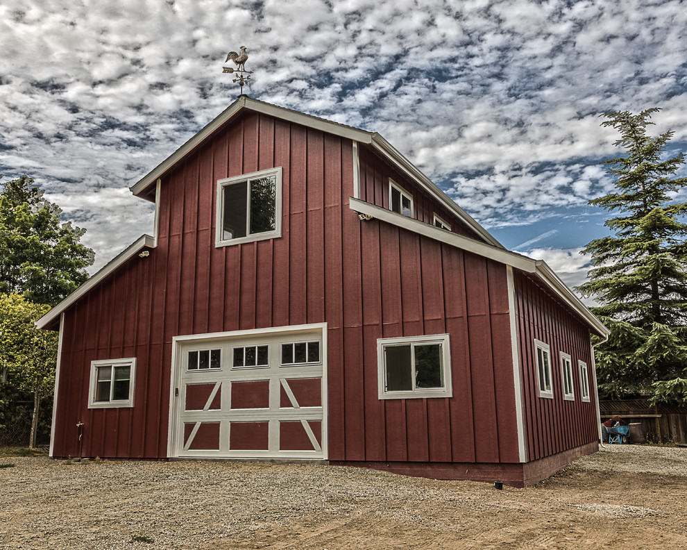 Design ideas for a country garden shed and building in San Francisco.