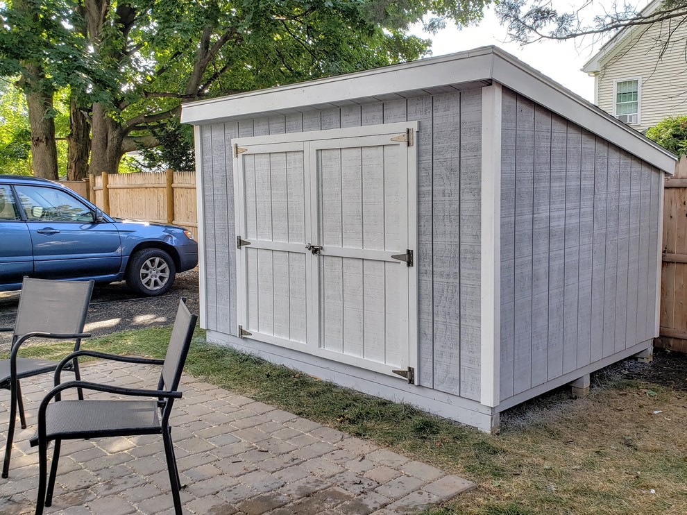 Idéer för att renovera en mellanstor funkis fristående garage och förråd