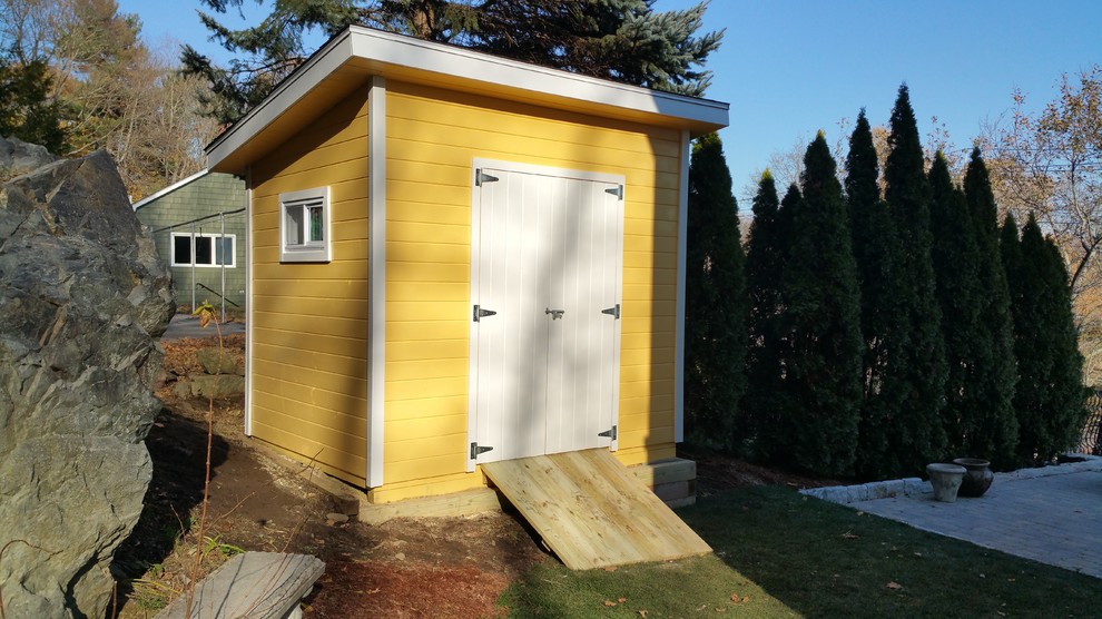 8x10 Modern Backyard Storage Sheds Modern Shed Boston by Urban