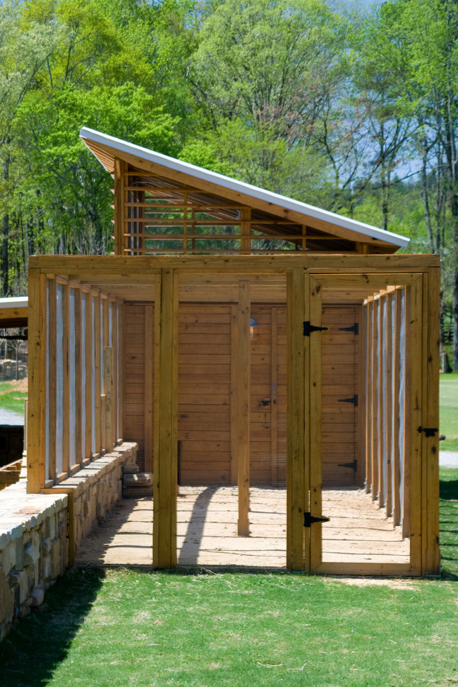 Alabama Chicken Coop Farmhouse Shed Birmingham by Krumdieck Architecture + Interiors Houzz