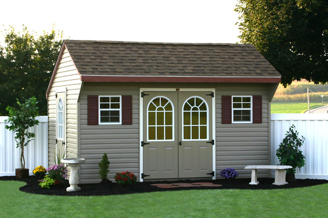 Amish Vinyl Sheds In Pa Nj Ny Ct De Md Va Wv American Traditional Shed Philadelphia By Sheds Unlimited Inc Houzz