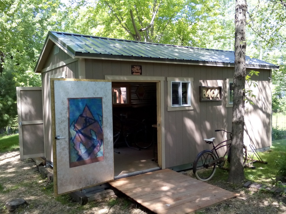 An Above Average Hobby ShedSaint Paul, MN Rustic Shed Minneapolis by Tuff Shed Houzz