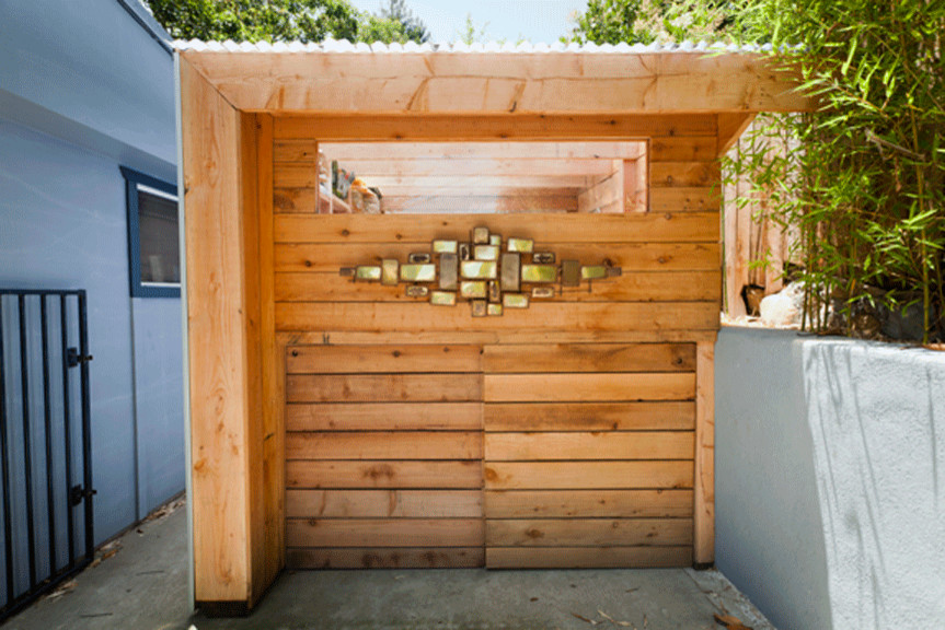 Photo of a contemporary garden shed and building in Santa Barbara.
