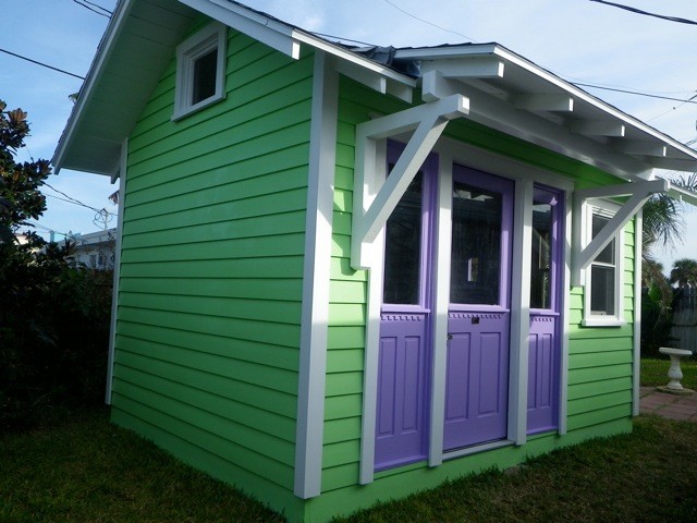 Example of an island style shed design in Orlando