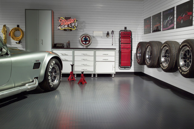 Automotive enthusiast garage - Modern - Shed - Milwaukee - by storeWALL