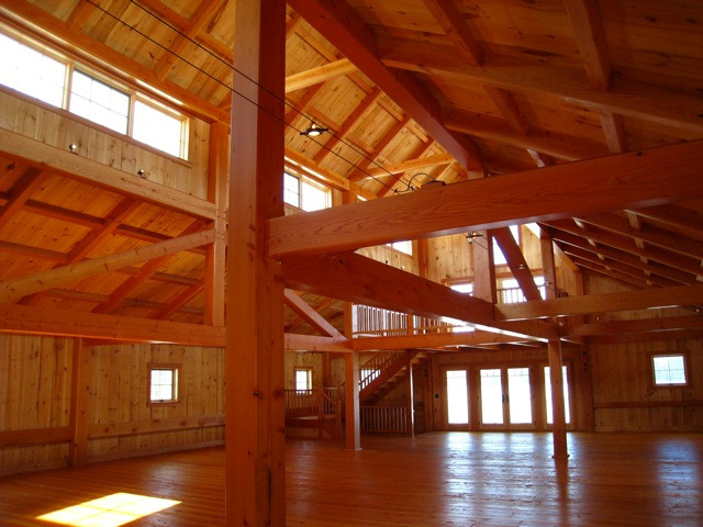 Photo of a large rustic detached barn in Burlington.