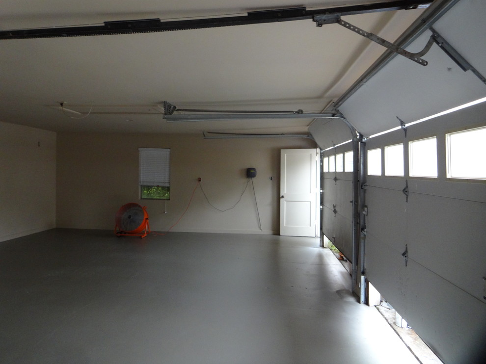 Before, during, after, 3 garage Traditional Shed Houston by