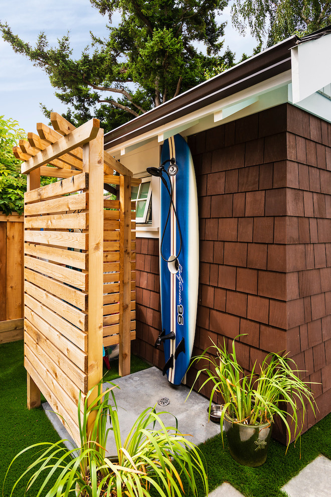 Large nautical detached garden shed and building in Vancouver.