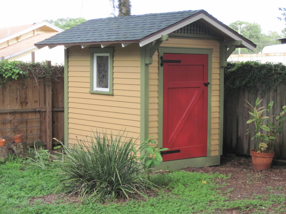 Bungalow storage shed Traditional Shed Tampa by User Houzz
