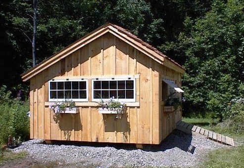 Mid-sized danish detached garden shed photo in Cleveland