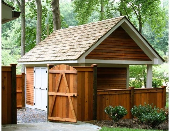 Garden shed - mid-sized contemporary detached garden shed idea in DC Metro