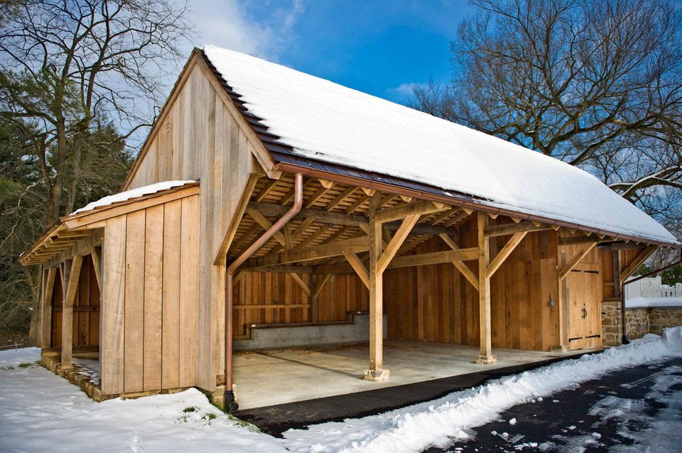 Chester County Carriage Shed Traditional Shed Philadelphia Houzz