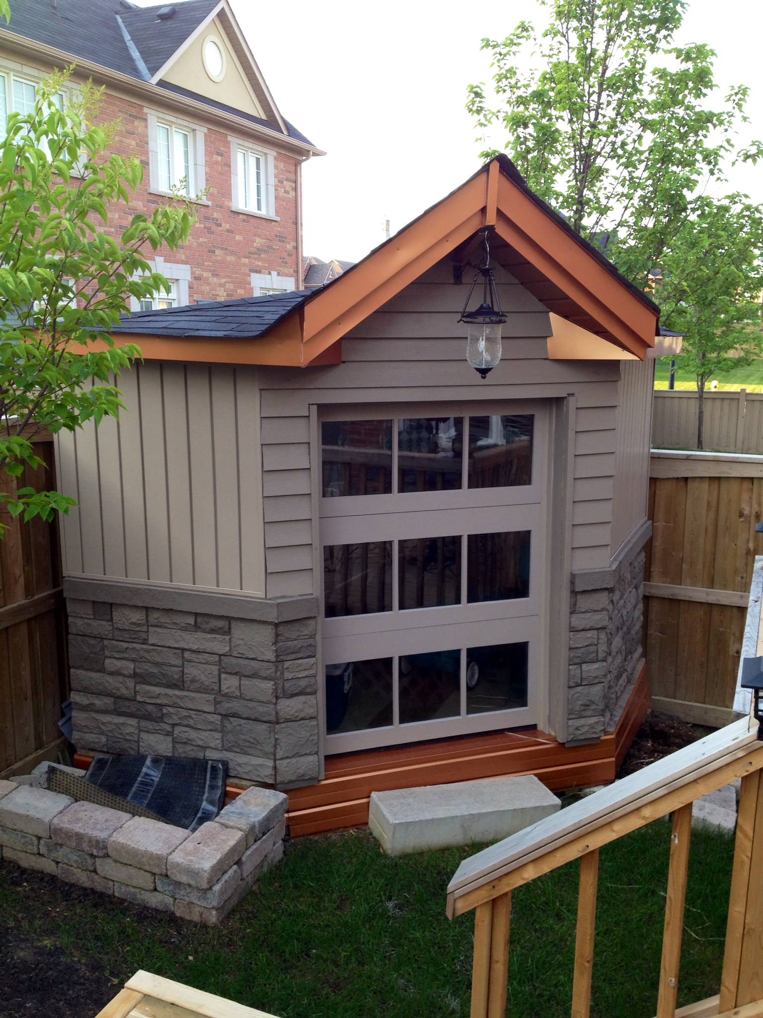 garages and outdoor buildings on Snow Blower Garage Shed Ideas Photos Houzz
