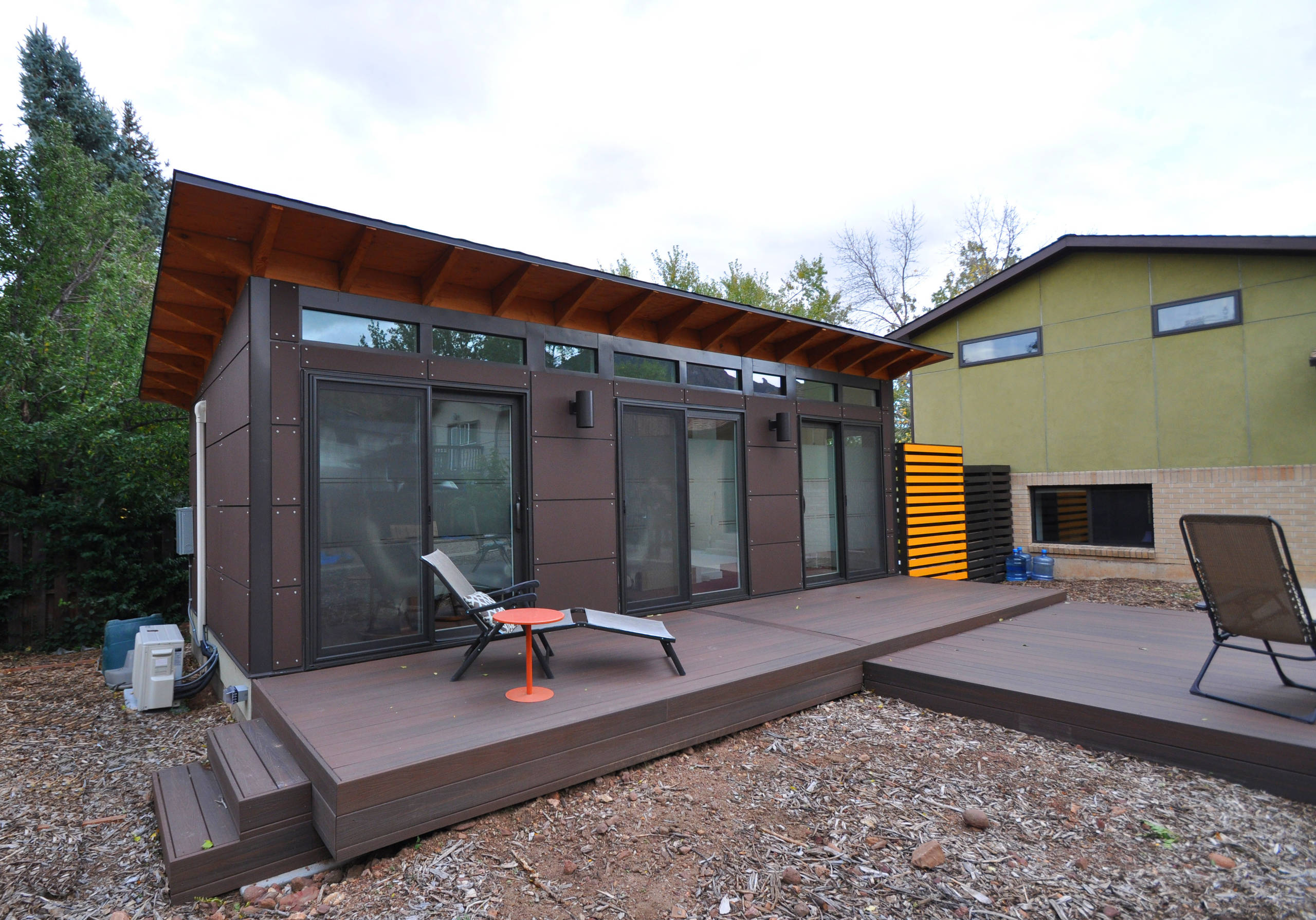 Client Studio Shed With Bathroom 14x26 Modern Shed Denver By Studio Shed Live Large Build Small Houzz