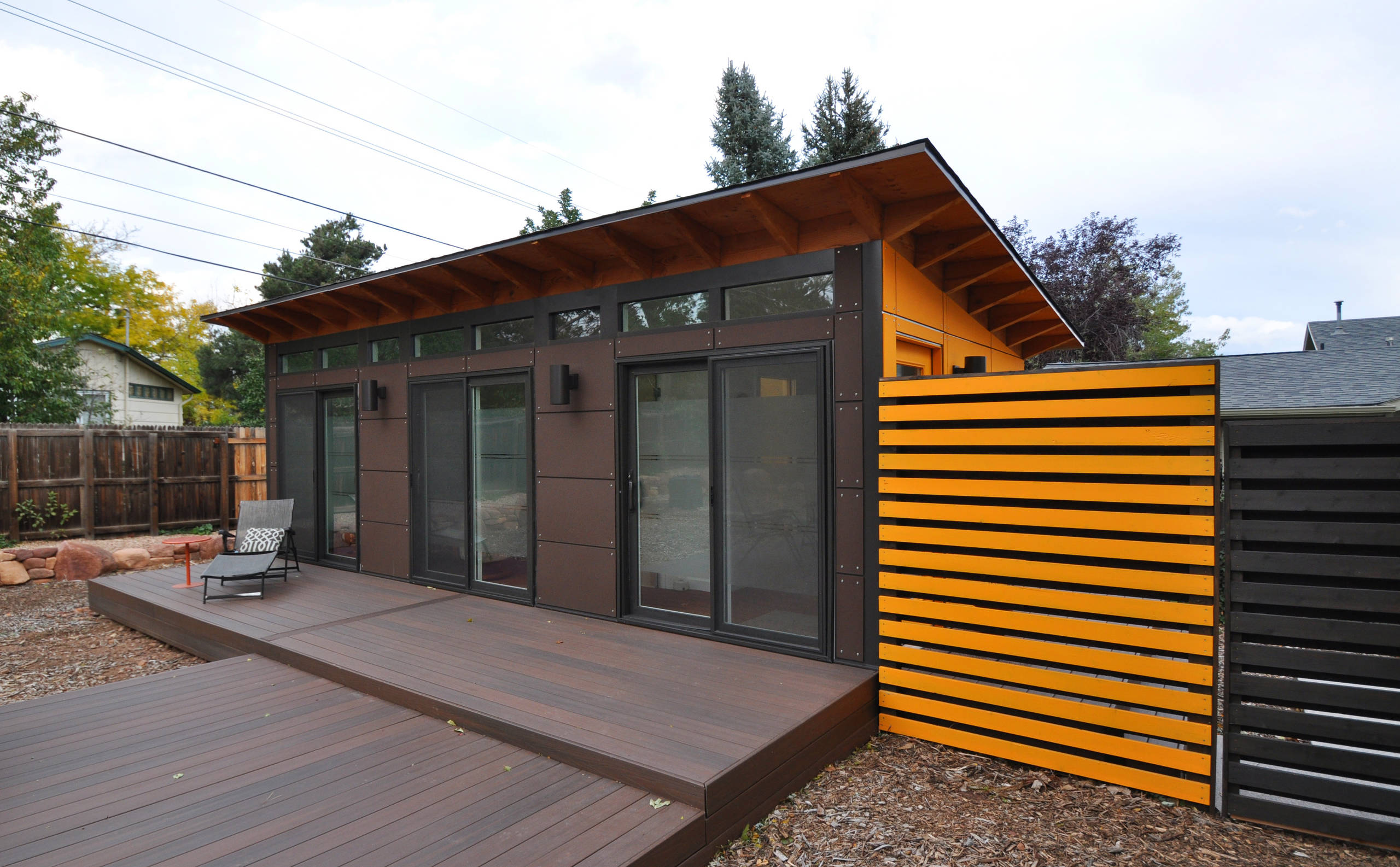 Client Studio Shed With Bathroom 14x26 Contemporary Shed Denver By Studio Shed Live Large Build Small Houzz