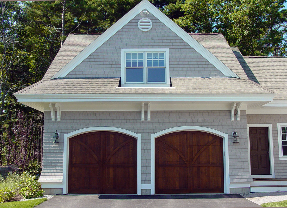 Garage - coastal garage idea in Boston