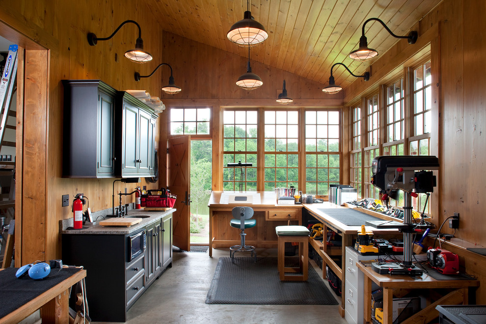 Example of a classic studio / workshop shed design in DC Metro