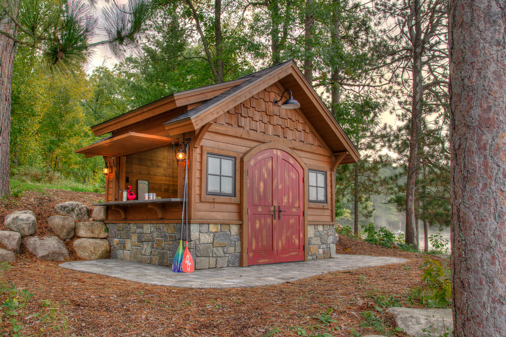 Crooked Lake 1 - Rustic - Shed - Minneapolis - by Lands End Development ...
