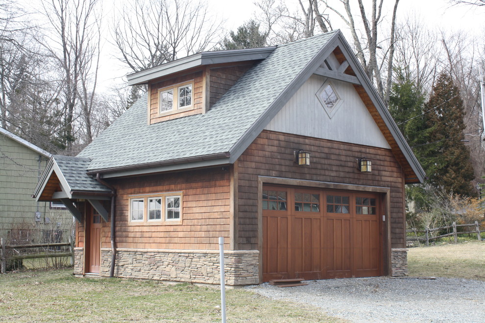 culver lake front home Traditional Shed New York by ANDesign