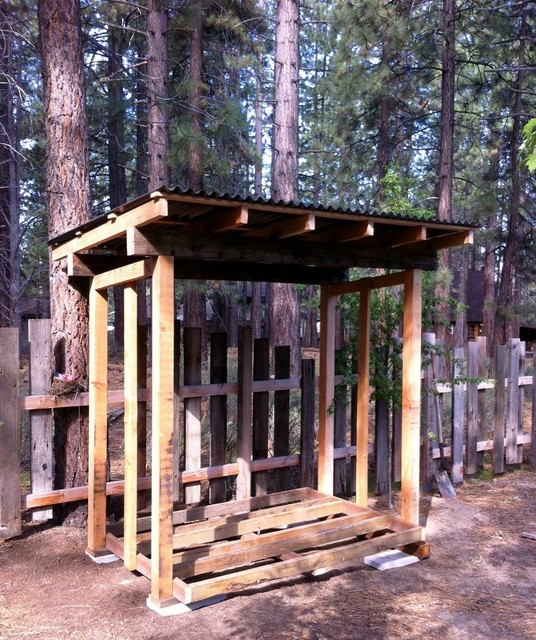 Custom Firewood Shed Classique Abri San Francisco par Healthy Home Consultants Houzz
