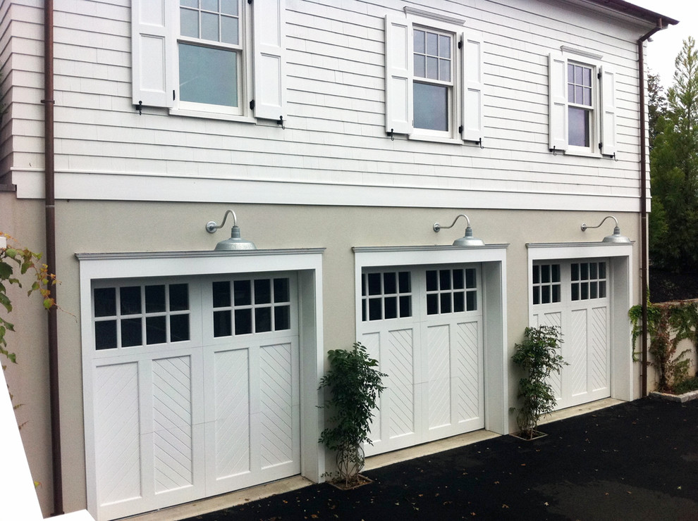 Custom Wood Garage Doors Traditional Shed New York by AJ Garage