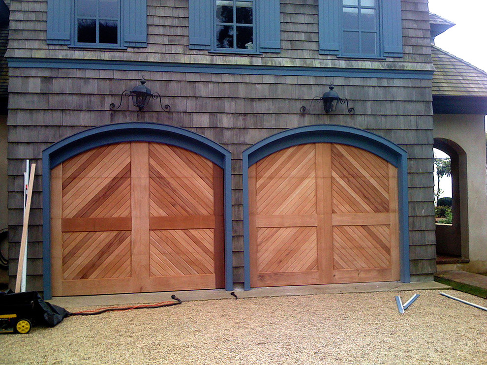 Custom Wood Garage Doors Traditional Shed New York by AJ Garage